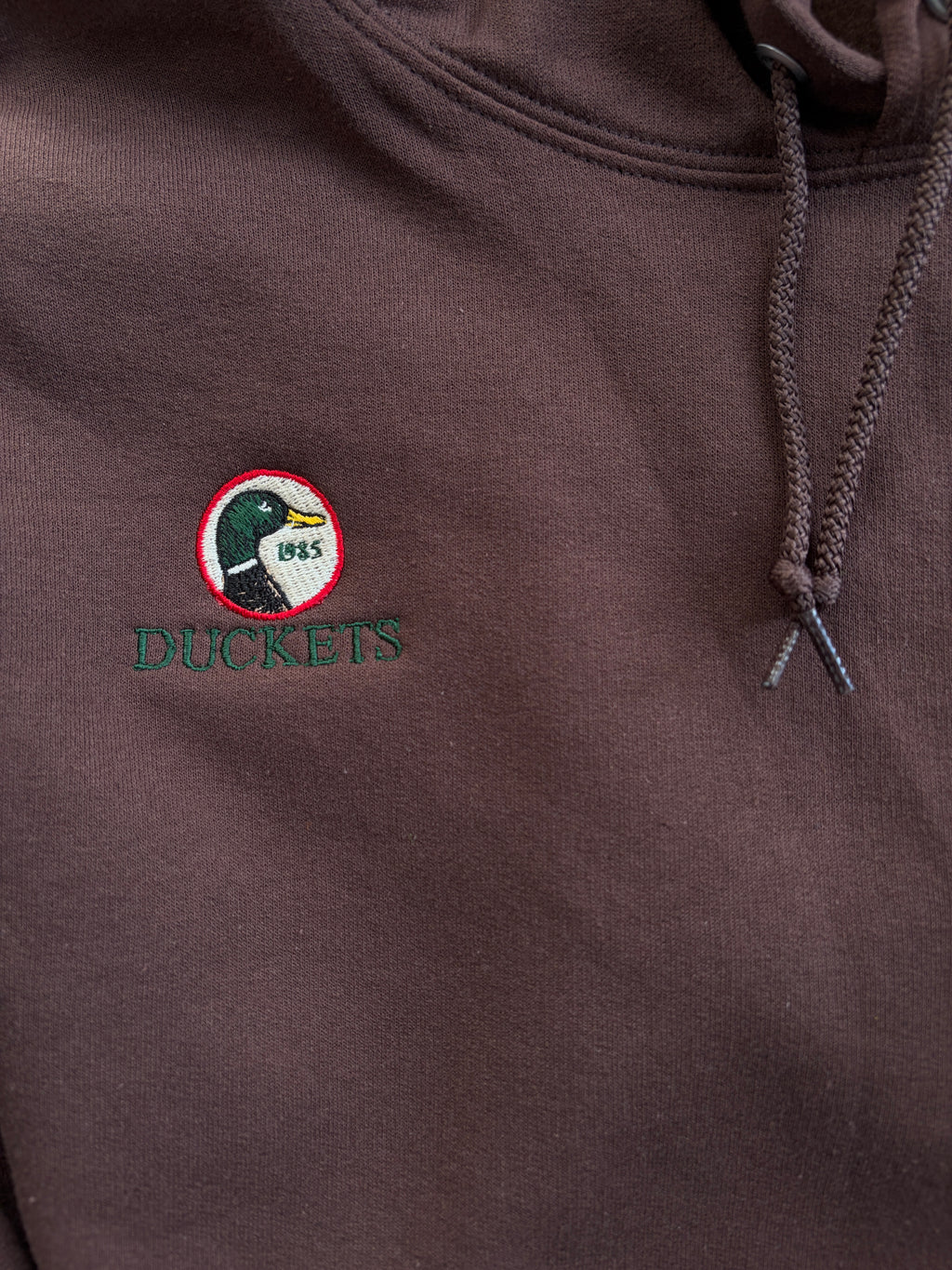 Pullover Hoodie - 80/20 Cotton Blend Embroidered | DUCKETS