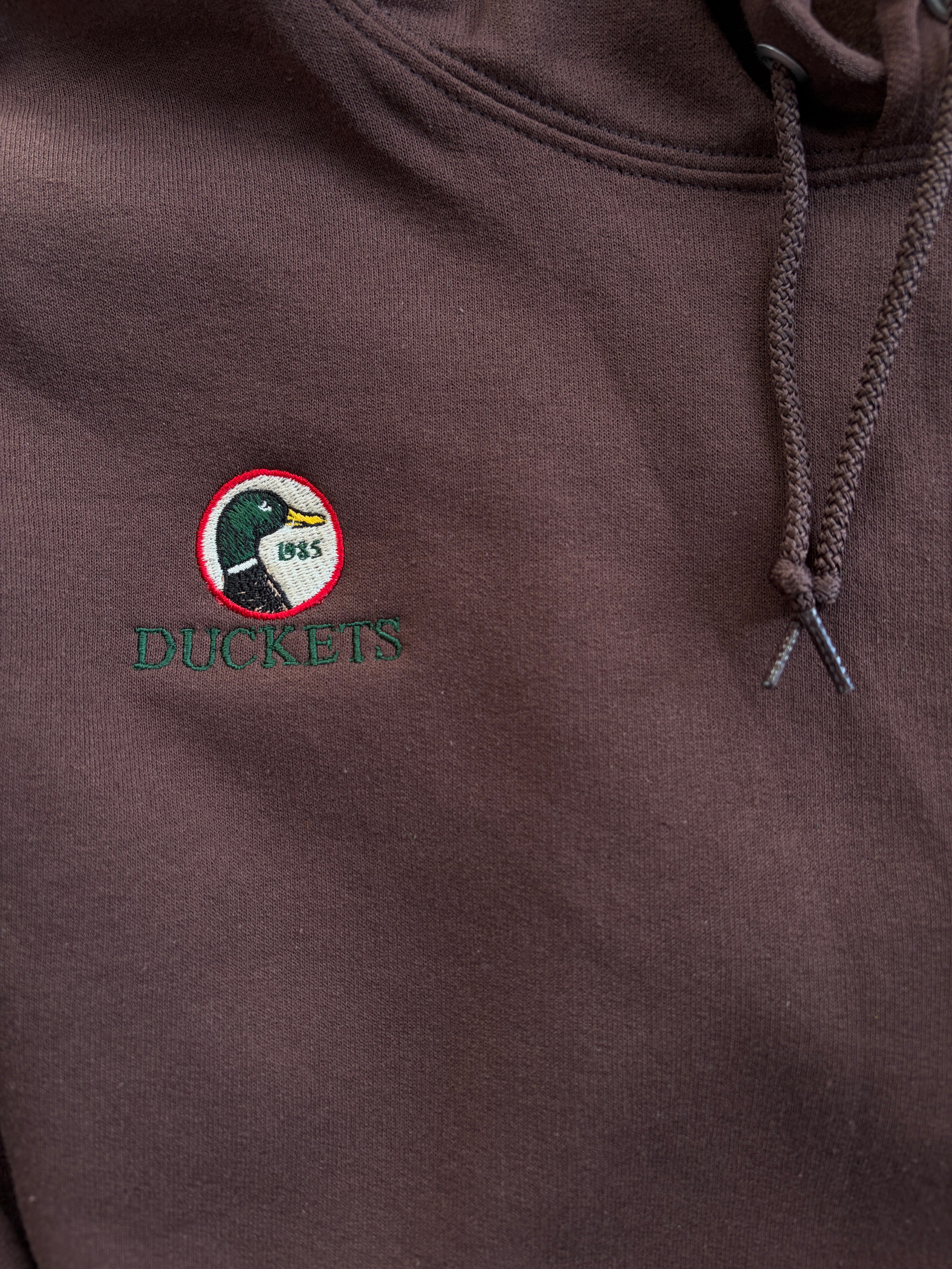Pullover Hoodie - 80/20 Cotton Blend Embroidered | DUCKETS